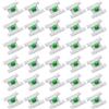 YananAC 30 pezzi clip di fissaggio per porte Golf 3 Vento Jta 1H0853585 bianco modanature di fissaggio con occhiello diametro foro 9 mm 1H0 853 585