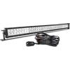 Willpower Barra LED Fuoristrada Barra Luce a Led 107cm 240W Combinazione di Fascio Spot e Inondazione 12V 24V Con Cablaggio Fari LED Luci da Lavoro per Trattore Auto Camion Barca 4x4 ATV