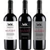 MATANE' Cassa mista vini rossi - Negramaro, Primitivo, Primitivo di Manduria - 3 Bottiglie - 0,75L