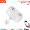 Tuya Presa Doppia Smart WiFi 16A con Funzione di Misurazione