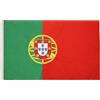 AZ FLAG - Bandiera Portogallo Premium - 150 x 90 cm - Bandiera portoghese cucita e ricamata in nylon 200 D con occhielli metallici incorporati - 200 g