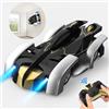 Buoeuik Macchina Telecomandata per Bambini, 360° Rotazione RC Car Auto Telecomando Bat Giocattoli Arrampicata Muri Macchinine con Luce LED Giochi Bambino, Regalo Compleanno Natale Bambini 3 4 5 6 7 8 9+ Anni
