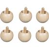 Ameisenkeks ® Trottini reversibili oliati con olio di noce, set da 6