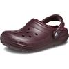 Crocs Classic Lined Clog, Zoccoli Unisex - Adulto, Dark Cherry, 42/43 EU