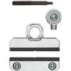 Proxxon 24270 - Tenditore eccentrico ES70 (corsa eccentrica 1,5 mm, larghezza ganasce: 70 mm, altezza ganasce: 15 mm, colore argento, per tavoli a croce KT70 e KT230)