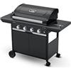 Campingaz Barbecue Gas Select 4 Exs con Prestazioni Potenti e Superficie di Cottura Ampia per Esperienze Culinari Avvincenti
