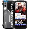 OSCAL Telefono Indistruttibile, OSCAL PILOT 1 Smartphone Android 14, 15000mAh/33W, He