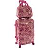 Camomilla Milano Set Valigeria, Set di Valigie, Trolley da Viaggio (40 lt.) + Vanity Case (10 lt.), Materiale Rigido, Ruote Pivotanti, Chiusura TSA, Colore Rose Fucsia