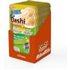 INABA Dashi Delights Delicate Flakes, Delicati Fiocchi in Brodo di Pollo con Tonno e Capesante - Cibo Umido per Gatti, Snack per Gatti Con Proteine, Ingredienti Naturali - Pasto Complementare, 12x40g