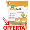 Leopet Tofulett Lettiera Naturale - Sacco Da 6 Lt - CONFEZIONE RISPARMIO