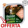 Monge Cat Bwild Grain Free Adult Patè Salmone - Vaschetta Da 100 Gr - CONFEZIONE RISPARMIO