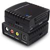 Rybozen Scheda di cattura video Grabber Trasferisce il formato TV Hi8 VHS a DVD,Scart a USB, Registratore audio e video per Windows 7,8,10,11 / Mac OS Convertitore analogico in digitale