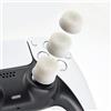 Luck&Link Thumb Grip Set Joystick Cap Analog Stick Cap Per Switch Pro/PS5 Dualsense/Xbox [XSX/XB1] (bianco)