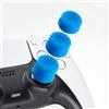 Luck&Link Thumb Grip Set Joystick Cap Analog Stick Cap Per Switch Pro/PS5 Dualsense/Xbox [XSX/XB1] (blu)