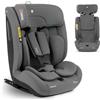 Kikka Boo KikkaBoo i-Size i-FLIT, Seggiolino Auto 9-36 kg ISOFIX - Gruppo 1/2/3, Reclinabile, da 15 mesi a 12 anni, Protezione SPS, Top Tether, Poggiatesta Regolabile, Grigio chiaro