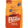 Pavesi Gran Pavesi Cracker Le Crancine Gusto Paprika Dolce, Cotte al Forno, Snack Salato e Croccante, Senza Olio di Palma, Confezione da 6 Monoporzioni da 30g