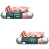 Fresco Dog Barf Salsiccia Completo Menu Coniglio e Anatra | Confezione doppia | 2 x 400 g | Mangime per cani con coniglio e anatra | Può aiutare a fornire ai cani in modo ottimale