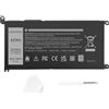 ASUNCELL 11.4V/42Wh YRDD6 Batteria del computer portatile per Dell Inspiron 3480 3481 3482 3501 3502 3580 3590 5481 5485 5590 5591 7586 Vostro 3580 3581 3582 5481 5581 5490 5590 YRDD6 0YRDD6