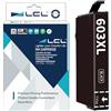 LCL Cartucce d'inchiostro Compatibile 603 XL 603XL C13T03A14010 (Nero) Sostituzione per Epson Expression Home XP-3100 XP-4100 XP-2100 XP-2105 XP-3105 Workforce WF-2810 WF-2830 WF-2835 WF-2850