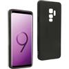 REY Cover in Gel TPU Nera per Samsung Galaxy S9 Plus, Ultra Sottile 0,33 mm, Morbido Flessibile, Custodia Silicone