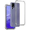 REY Cover in Gel TPU Anti-Shock per TCL 40R 5G, Morbido Silicone Custodie Protettivo Case, Anti-Scratch, Protettiva Sottile Back Cover