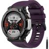 TOPsic Cinturino per Amazfit T-Rex 2, Bracciale di Ricambio in Silicone Morbido Resistente All'acqua Lunghezza Regolabile con Strumento di Rimozione Sportivo Cinturini Compatibile con Amazfit T-Rex 2