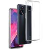 REY Cover in Gel TPU Trasparente per Oppo A16 - A16S - A55 5G - A54s, Ultra Sottile 0,33 mm, Morbido Flessibile, Custodia Silicone