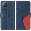 KKEIKO Cover Compatibile con Oppo A73 5G / Oppo A72 5G / Oppo Reno 4Z, Custodia in PU Pelle per Oppo A73 5G / Oppo A72 5G / Oppo A92S, Portafoglio Cover a Libro con Slot per Carte, Blu
