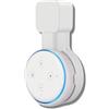 Sintron Supporto da Parete per Dot 3, Montaggio a parete per Dot (3ª generazione) & Google Mini Altoparlante Intelligente, Staffa Salvaspazio per Presa, Nessuna Vite, Gestione Cavi Integrata (Bianco)