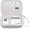 Elonbo Custodia per KODAK Mini 2 Retro 4PASS Stampante Fotografica Portatile, Supporto di Immagazzinaggio Della Macchina Fotografica Digitale Instant Print, Cavo, Grigio