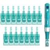 Lazzybeauty Dr.Pen Ultima A6S Microneedling Pen Cartucce di ricambio 16 pin - Accessori di Ricambio Originali Usa e Getta (15 Pezzi)