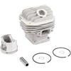 cyclingcolors cylingcolors cilindro + pistone + segmento compatibile con decespugliatore stihl 50mm 044 1128 020 1227