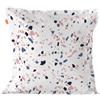 HappyFriday Federa per cuscino Blanc Terrazzo Multicolore 80 x 80 cm