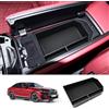 LUWU Compatibile con BMW Serie 5 G60 i5 2023 2024 2025 Controllo Centrale Braccioli Scatola Portaoggetti Organizer per Auto con Tappetino Antiscivolo Serie 5 G60 i5 2025 Accessori