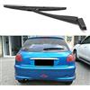 Akozon Kit Braccio Tergicristallo Posteriore In Plastica - Compatibile Con Peugeot 206, 106, 306, 207, 208 E Citroen C3