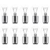 Netagon Confezione da 10 lampadine 380 per freno/luce laterale auto, da 12v e 21/5 w, doppio filamento