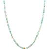 BERGERLIN Collana amazzonite turchese - catena turchese - oro - XS-S