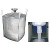 Aldé© Sacchi BIG-BAG per sabbia e macerie+scarico Sacconi in polipropilene bianco