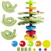 WEofferwhatYOUwant Double Plus Ball Drop - Torre con Rampe Interattive e Palline Grandi - Gioco Educativo Montessori per Bambini 9M+ - Stimola Coordinazione, Sensoriale, Regalo Perfetto