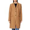 Tommy Hilfiger TH Ess Wool Blend Classic Coat, Piumino Lungo, Donna, 42, Marrone (Landschaft Khaki)