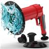 MEISTERFAKTUR pistola sturatubi a pressione con 4 attacchi [3 bar] - Sturalavandini a pressione per la pulizia dei tubi per una pulizia rapida ed efficace - Pompa stura scarichi ideale per cucina, bagno e toilette!