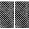 DAZZLUXE 2 asciugamani lunghi da bagno, asciugamani in fibra di carbonio, asciugamani esfolianti, asciugamani da bagno antibatterici, asciugamani semplici in schiuma, asciugamani per la pulizia della
