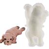 Koowaa - Stampo in silicone a forma di cane Shar Pei 3D, per decorare torte fai da te, mousse, cioccolato, gelatina, gelato, fondente