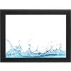 ByMoris Cornice portafoto 15 x 23 cm, in pino nero con vetro acrilico infrangibile, tutte le dimensioni
