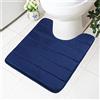 Homaxy - Tappetino da bagno in schiuma Memory, antiscivolo, morbido e assorbente, lavabile, Memory Foam., Blu mare, 50x60cm