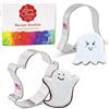Ann Clark Cookie Cutters Formine Biscotti Stampi Fantasma di Halloween 2 Pezzi, prodotto negli Stati Uniti da Ann Clark