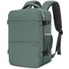 Cmezevi Zaino Ryanair 40x20x25, Zaino da Viaggio Aereo Bagaglio a Mano Cabina 20L, Zaino Sottovuoto Viaggio, Zaino Porta PC, Borsa per Donne e Uomini per Scuola Lavoro Trekking - Verde
