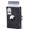 SF SCOFIELD Duality Airtag Wallet con portamonete I Portafoglio per 8-10 carte I Portafoglio da uomo con protezione RFID I Slim Wallet I Smart Wallet I Custodia per carte di credito con scomparto Air
