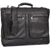 House Of Leather Porta Abiti Completo in Vera Pelle Viaggi Weekend Borsa Canico Nero