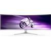 Philips 49M2C8900/00 Monitor PC 124,2 cm (48.9) 5120 x 1440 Pixel Bianco GARANZIA ITALIA